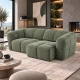 Sofa 3-seater ORTONA LUX - dark green