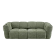 Sofa 3-seater ORTONA LUX - dark green