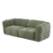 Sofa 3-seater ORTONA LUX - dark green