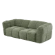 Sofa 3-seater ORTONA LUX - dark green