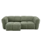 Sofa 3-seater ORTONA LUX - dark green