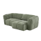 Sofa 3-seater ORTONA LUX - dark green