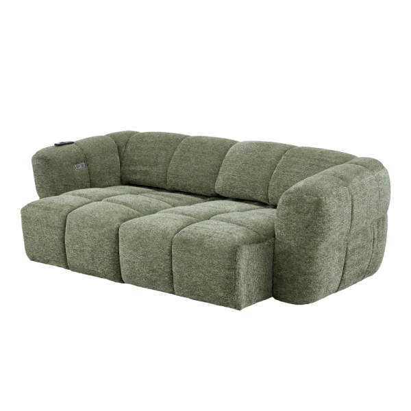 Sofa 3-seater ORTONA LUX - dark green