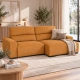 Corner sofa VIBO LUX right - golden