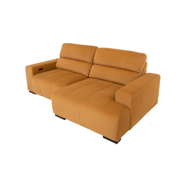 Corner sofa VIBO LUX right - golden