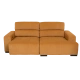 Corner sofa VIBO LUX right - golden