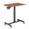Height adjustable overbed table Carmen CR-131 - walnut / black