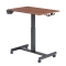 Height adjustable overbed table Carmen CR-131 - walnut / black