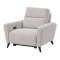 Armchair with relax NOLA LUX - silver