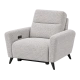 Armchair with relax NOLA LUX - silver