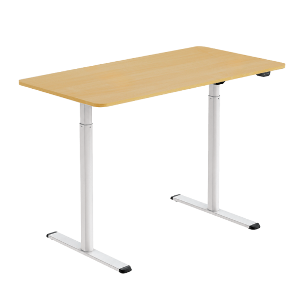 ERGONOMIC DESK CR-157 - BEECH-WHITE