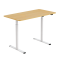 ERGONOMIC DESK CR-157 - BEECH-WHITE