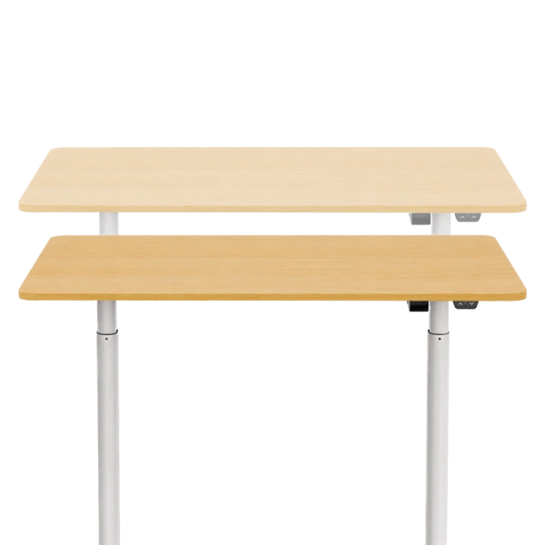 ERGONOMIC DESK CR-157 - BEECH-WHITE