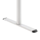 ERGONOMIC DESK CR-157 - BEECH-WHITE
