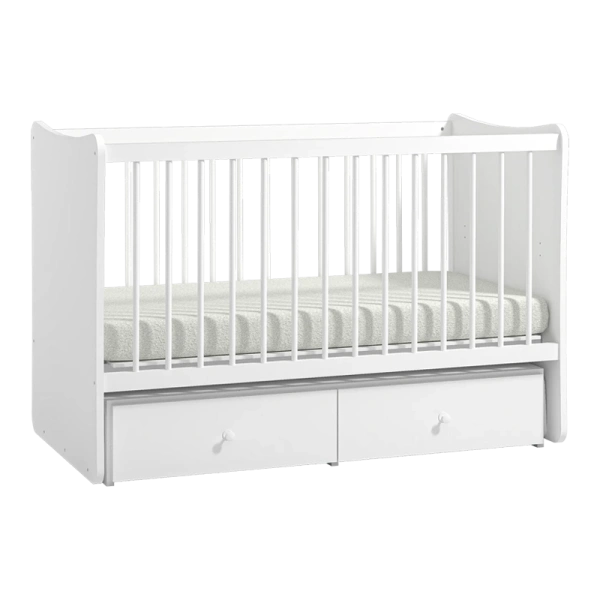 Extendable kids bed SIDE 60 x 120