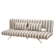 Sofa 3-seater AMANDA - brown
