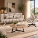 Sofa 3-seater AMANDA - brown