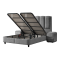 Тапицирана спалня MAGNUM 140 х 200 - антрацит SY