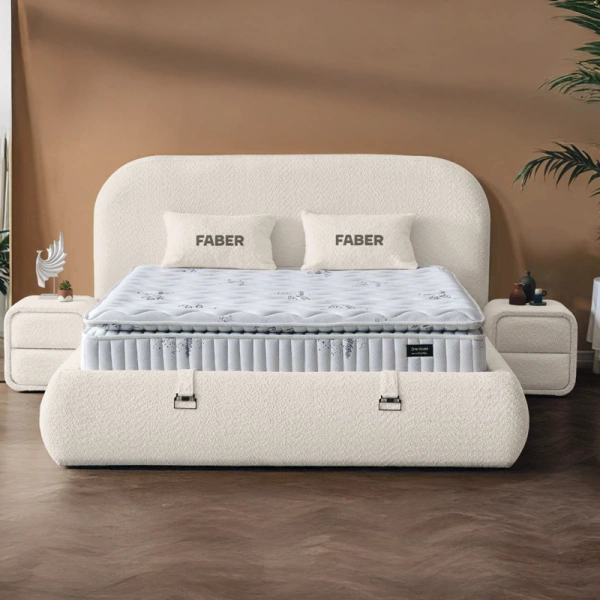 Тапицирана спалня с матрак FABER 150 х 200 