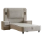Upholstered bed CANCUN 140 x 200